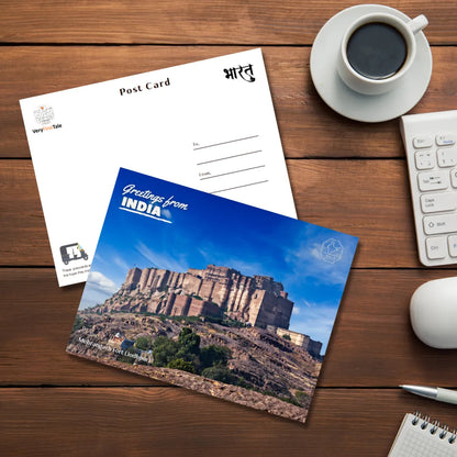 Popular Forts of India Postcards Assorted Collection - Pack of 5 (Free Envelopes)