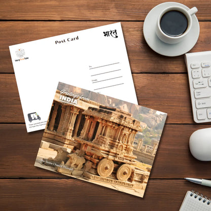 Landmarks of India Postcards - Pack of 6 (Free Envelopes)