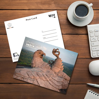 Jatayu Earth's Center Kerala Postcards (Free Envelopes)
