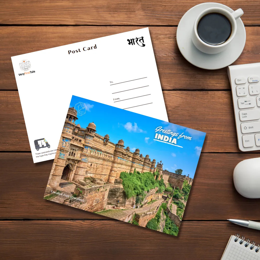 Popular Forts of India Postcards Assorted Collection - Pack of 5 (Free Envelopes)