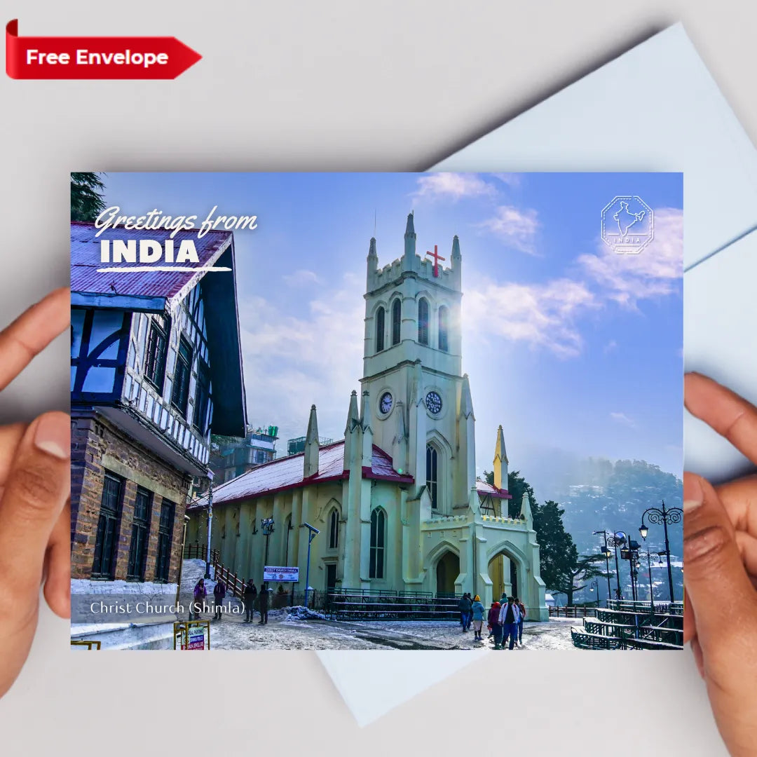 Shimla Christ Church India Postcards (Free Envelopes)