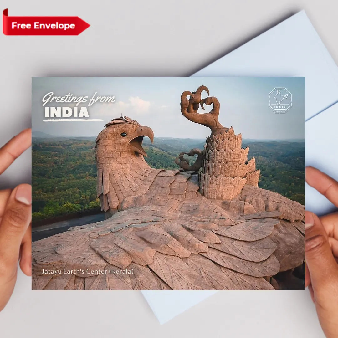 Jatayu Earth's Center Kerala Postcards (Free Envelopes)