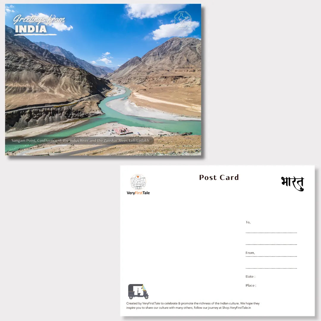 Leh Ladakh India Postcards Pack of 4 (Free Envelopes)