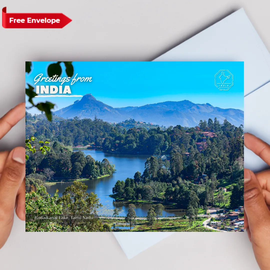 Kodaikanal Lake Tamil Nadu Postcards (Free Envelopes)