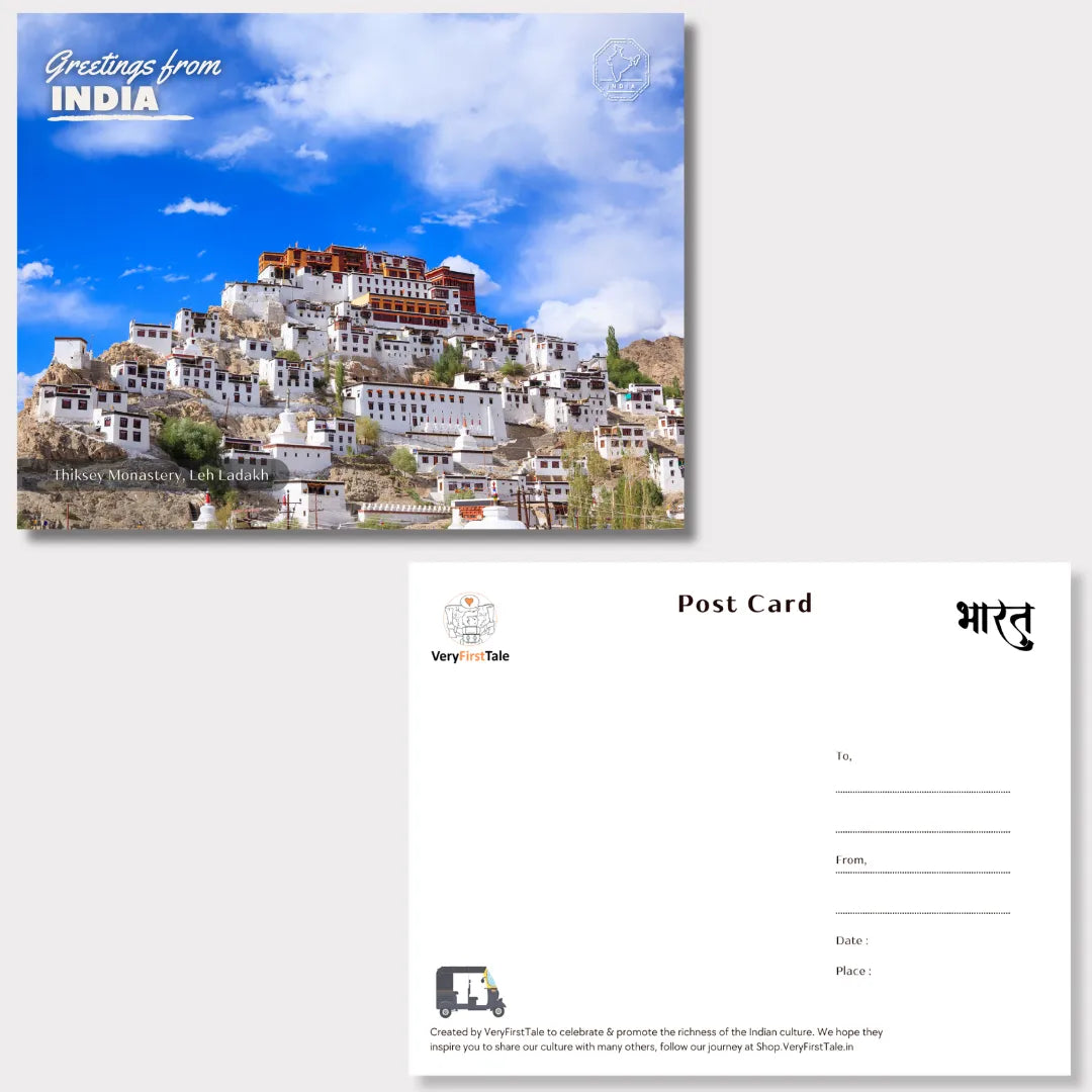 Leh Ladakh India Postcards Pack of 4 (Free Envelopes)
