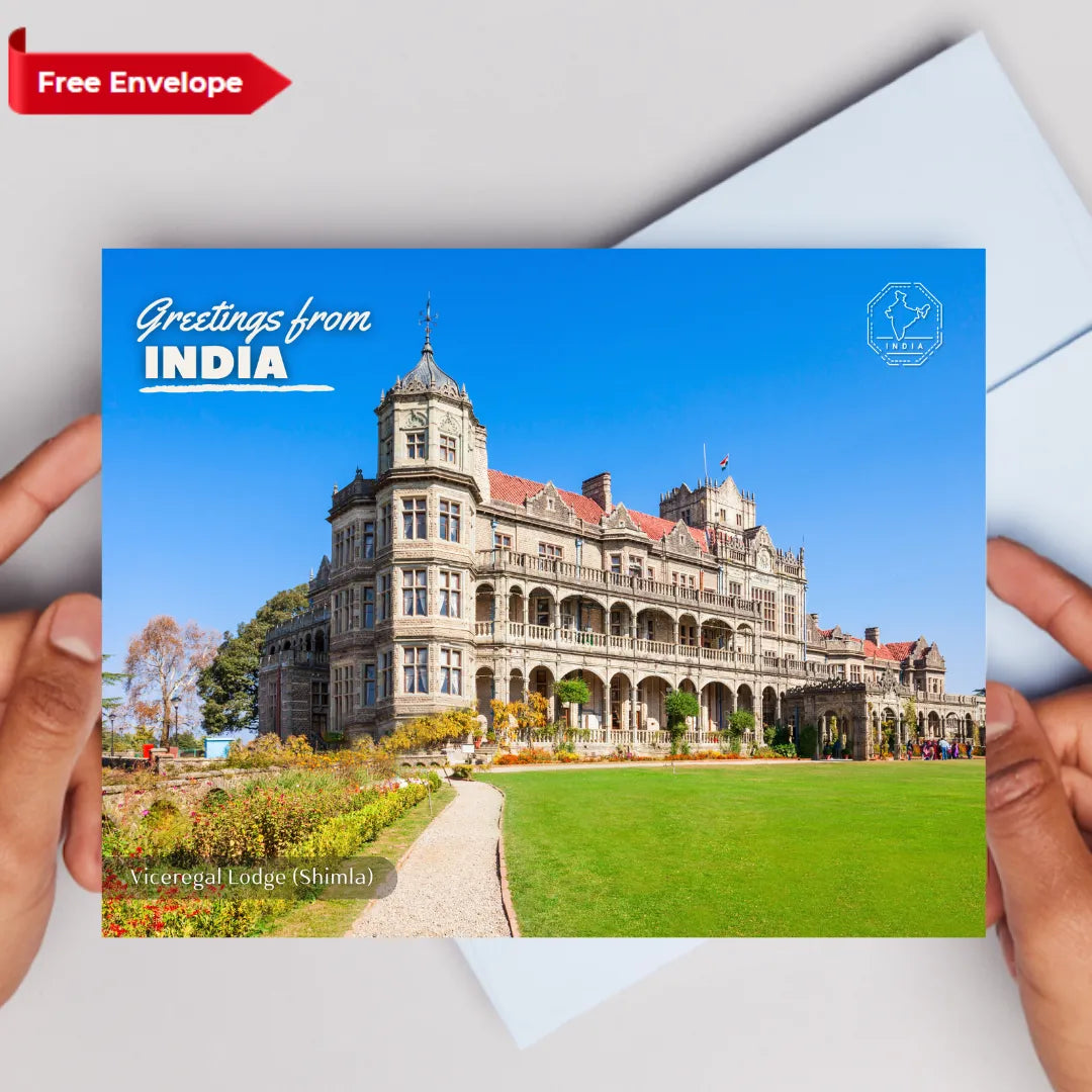 Shimla Viceregal Lodge India Postcards (Free Envelopes)