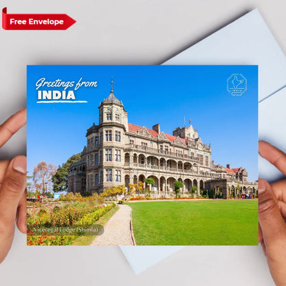 Shimla Viceregal Lodge India Postcards (Free Envelopes)