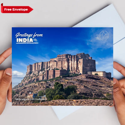 Jodhpur Mehrangarh Fort India Postcards (Free Envelopes)