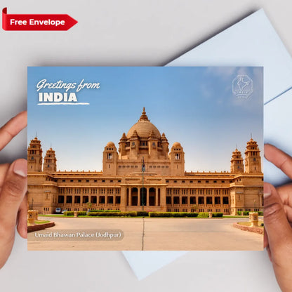 Jodhpur Umaid Bhawan Palace India Postcards (Free Envelopes)