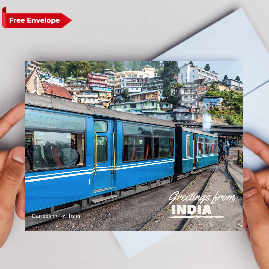 Darjeeling Toy Train India Postcards (Free Envelopes)