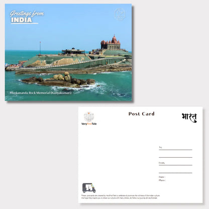 Kanyakumari Vivekananda Rock Memorial India Postcards (Free Envelopes)