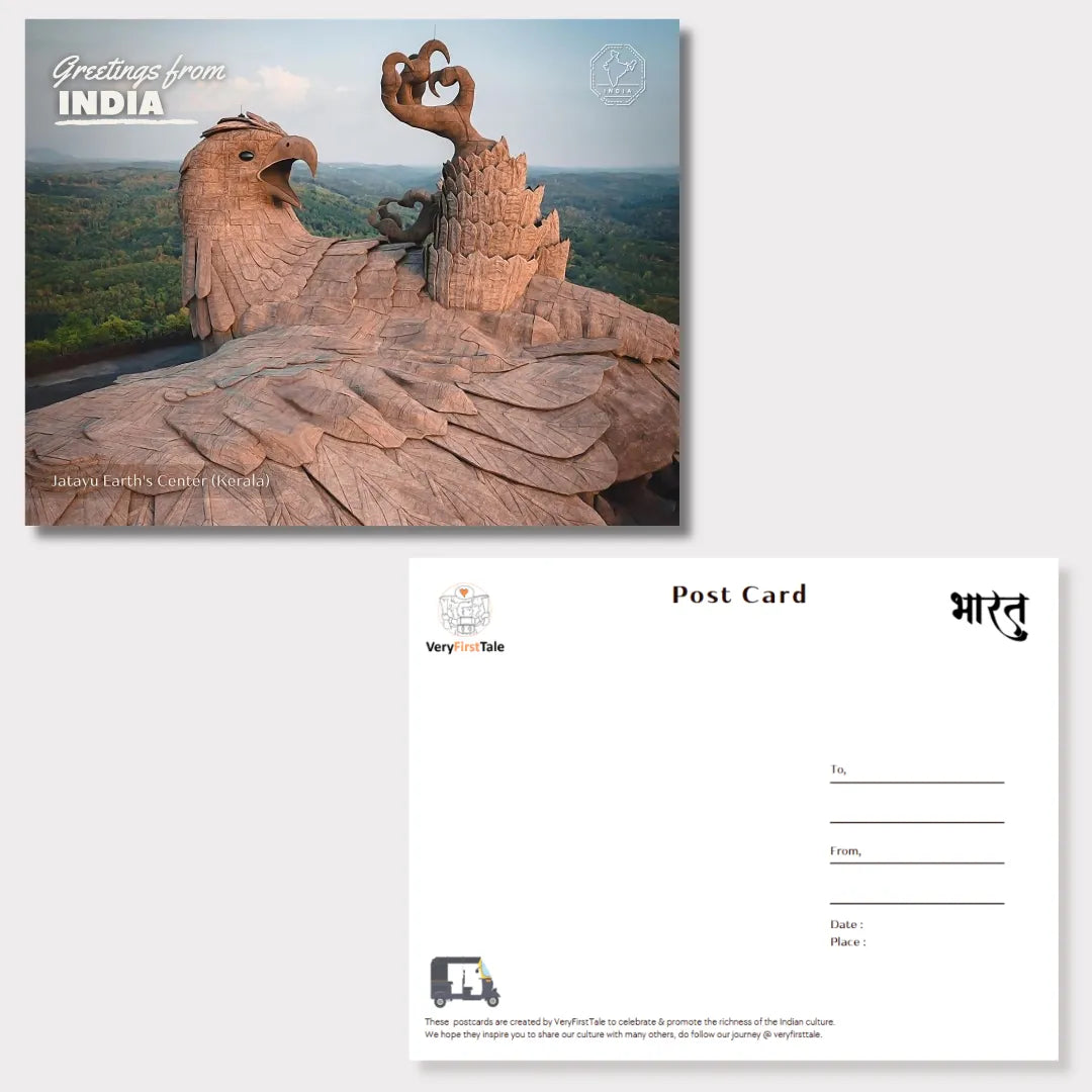 Jatayu Earth's Center Kerala Postcards (Free Envelopes)