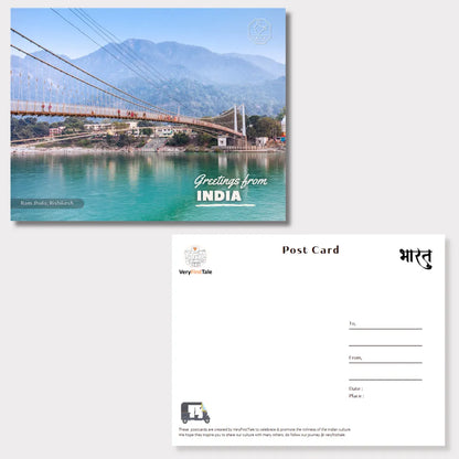 Ram Jhula Rishikesh Postcards (Free Envelopes)