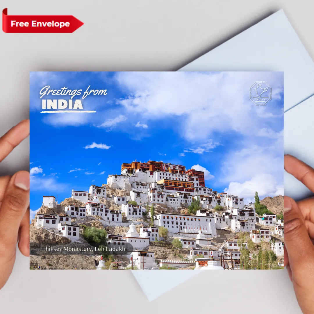 Leh Ladakh India Postcards Pack of 4 (Free Envelopes)
