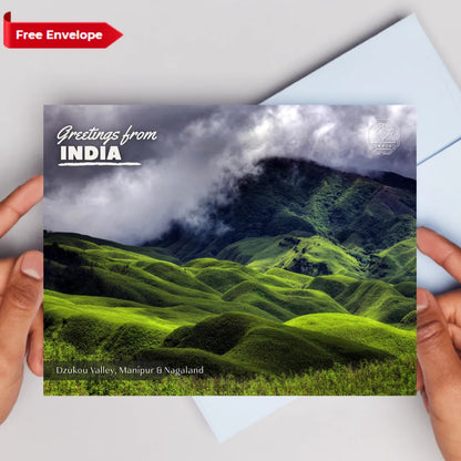 Nagaland Dzukou Valley India Postcards (Free Envelopes)