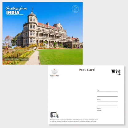 Shimla Viceregal Lodge India Postcards (Free Envelopes)