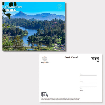 Kodaikanal Lake Tamil Nadu Postcards (Free Envelopes)