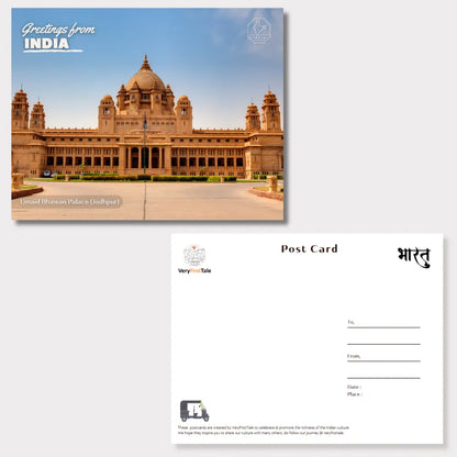 Jodhpur Umaid Bhawan Palace India Postcards (Free Envelopes)