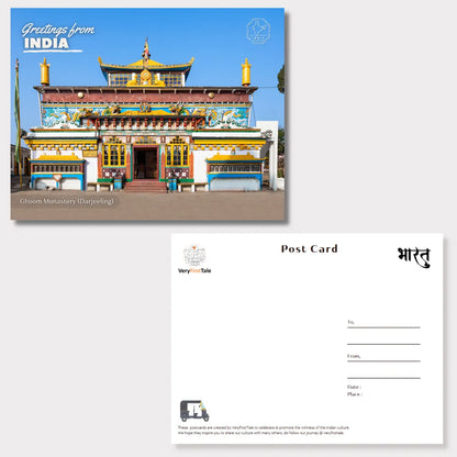 Darjeeling Ghoom Monastery India Postcards (Free Envelopes)