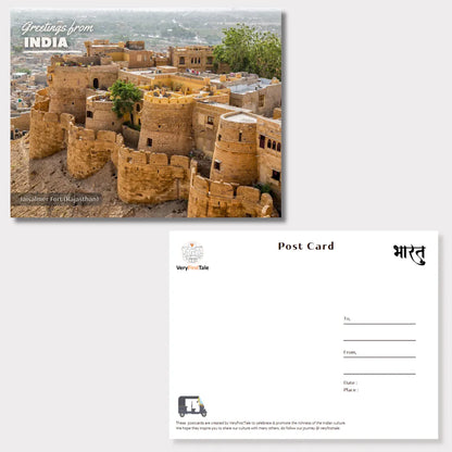 Popular Forts of India Postcards Assorted Collection - Pack of 5 (Free Envelopes)