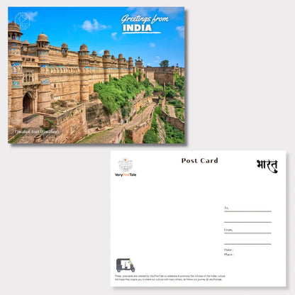 Gwalior Fort India Postcards (Free Envelopes)