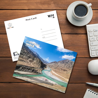 Sangam Point Leh Ladakh India Postcards (Free Envelopes)