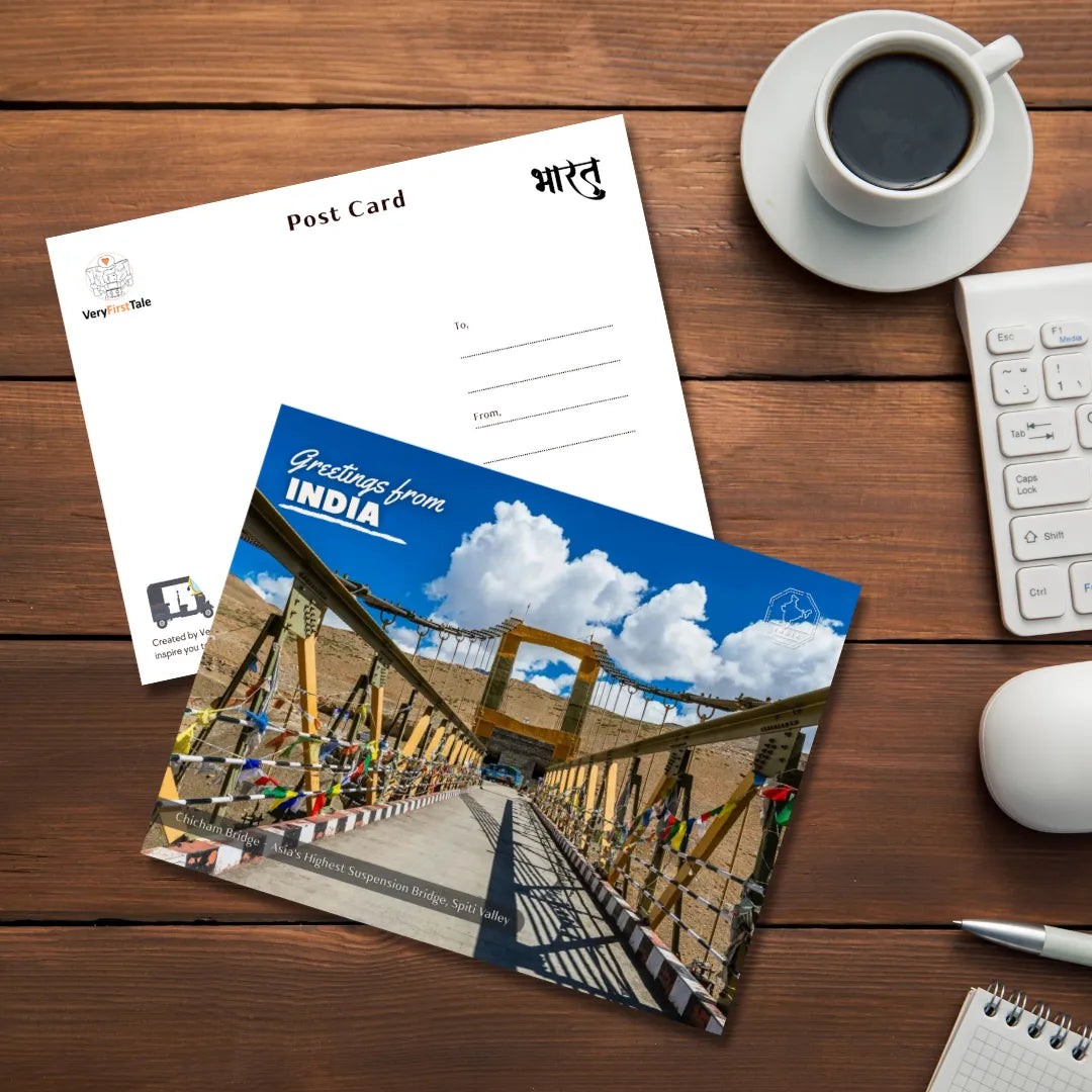 Chicham Bridge Spiti India Postcards (Free Envelopes)