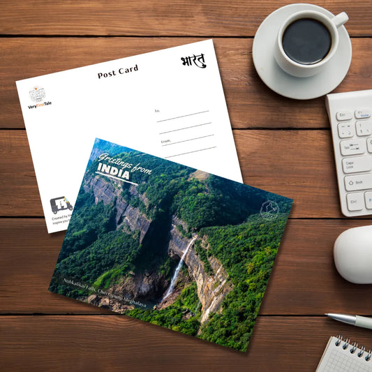 Meghalaya Nohkalikai Falls India Postcards (Free Envelopes)
