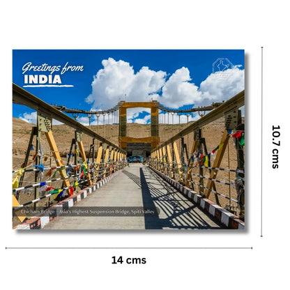 Chicham Bridge Spiti India Postcards (Free Envelopes)