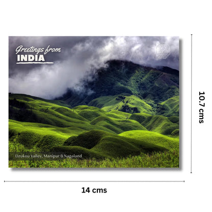 Nagaland Dzukou Valley India Postcards (Free Envelopes)