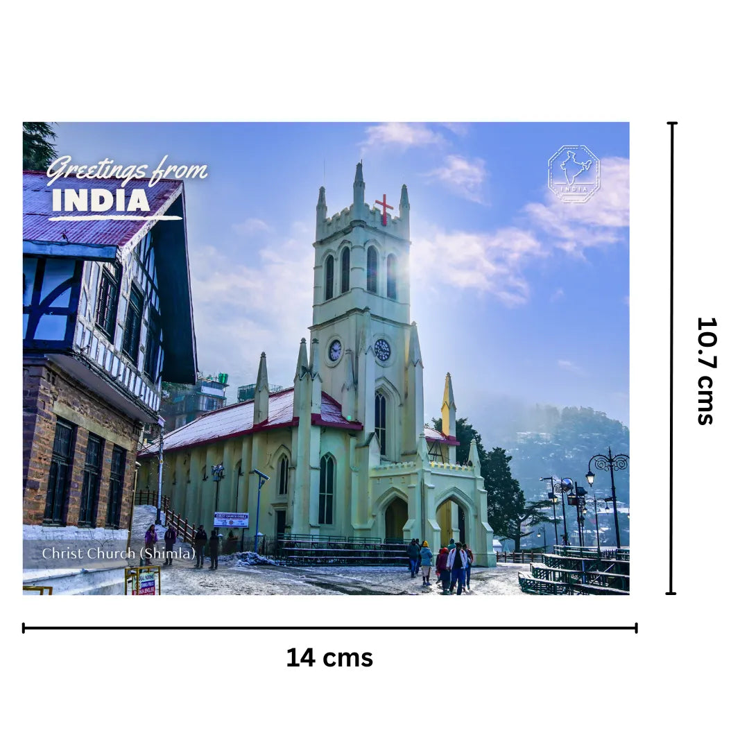 Shimla Christ Church India Postcards (Free Envelopes)