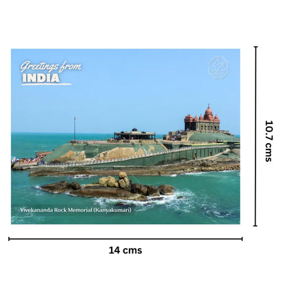 Kanyakumari Vivekananda Rock Memorial India Postcards (Free Envelopes)