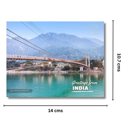 Ram Jhula Rishikesh Postcards (Free Envelopes)