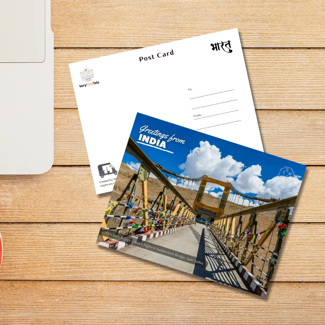 Chicham Bridge Spiti India Postcards (Free Envelopes)
