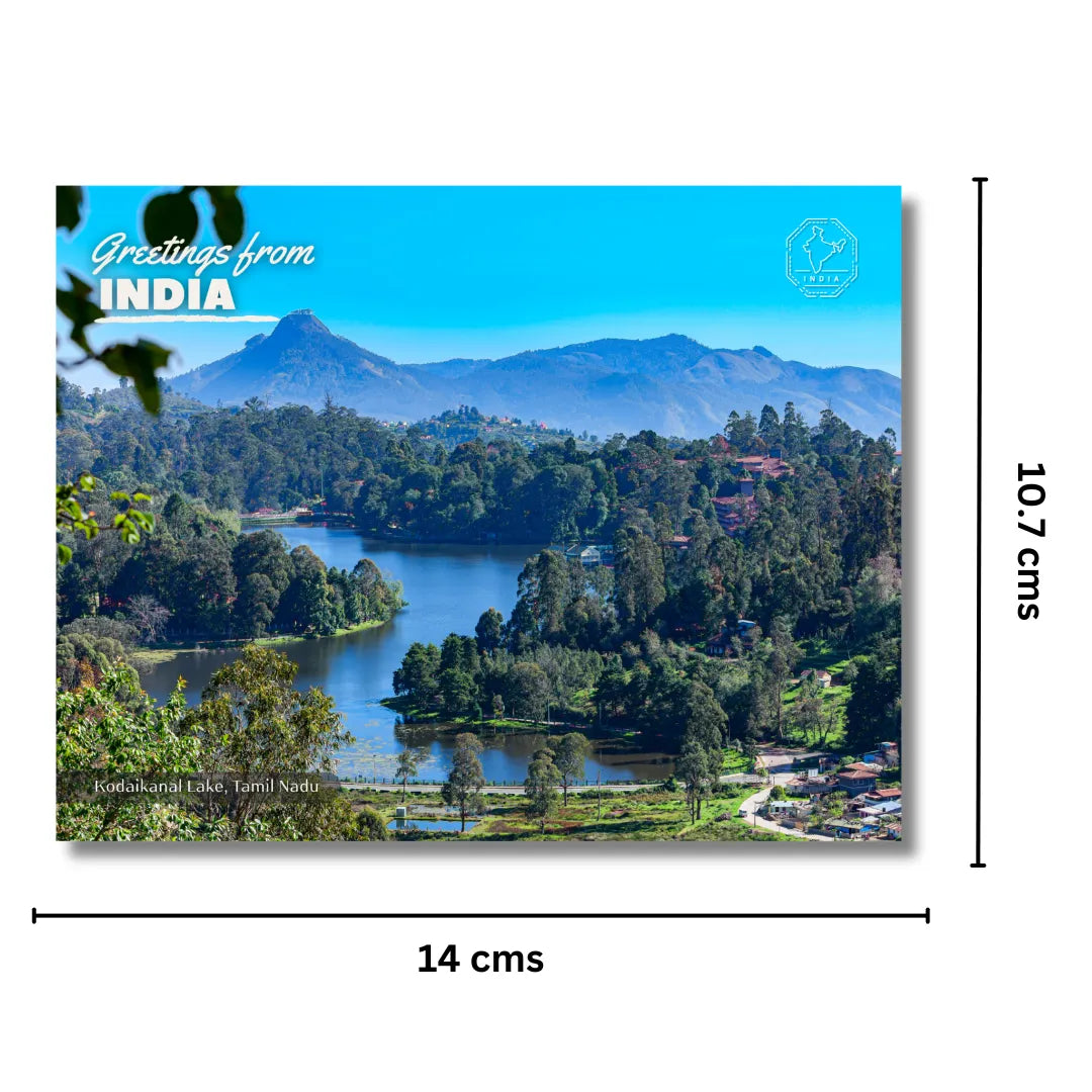 Kodaikanal Lake Tamil Nadu Postcards (Free Envelopes)