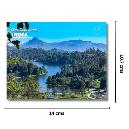 Kodaikanal Lake Tamil Nadu Postcards (Free Envelopes)