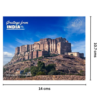 Jodhpur Mehrangarh Fort India Postcards (Free Envelopes)