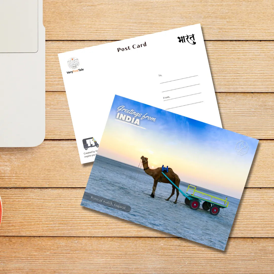 Gujarat Postcards Pack of 4 (Free Envelopes)