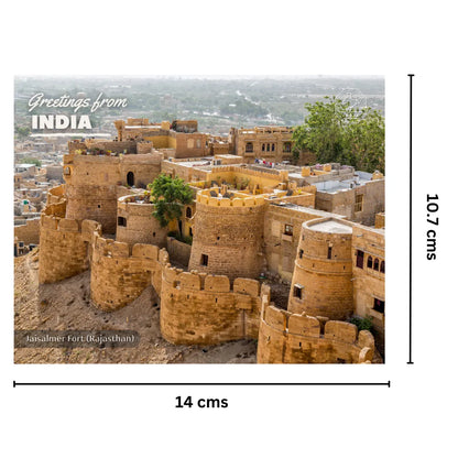 Popular Forts of India Postcards Assorted Collection - Pack of 5 (Free Envelopes)