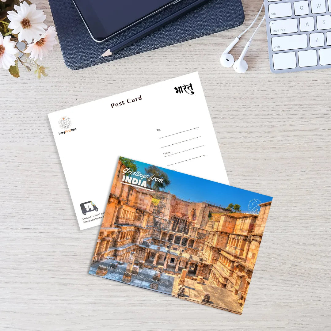 Rani Ki Vav - The Queen's Stepwell Gujarat India Postcards (Free Envelopes)