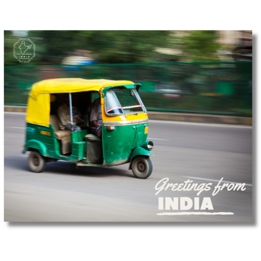 Kolkata Auto India Postcards - Pack of 5 | Free Envelopes