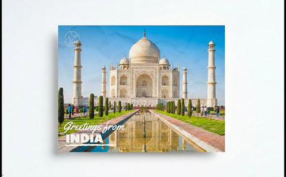 Taj Mahal India Postcards (Free Envelopes)