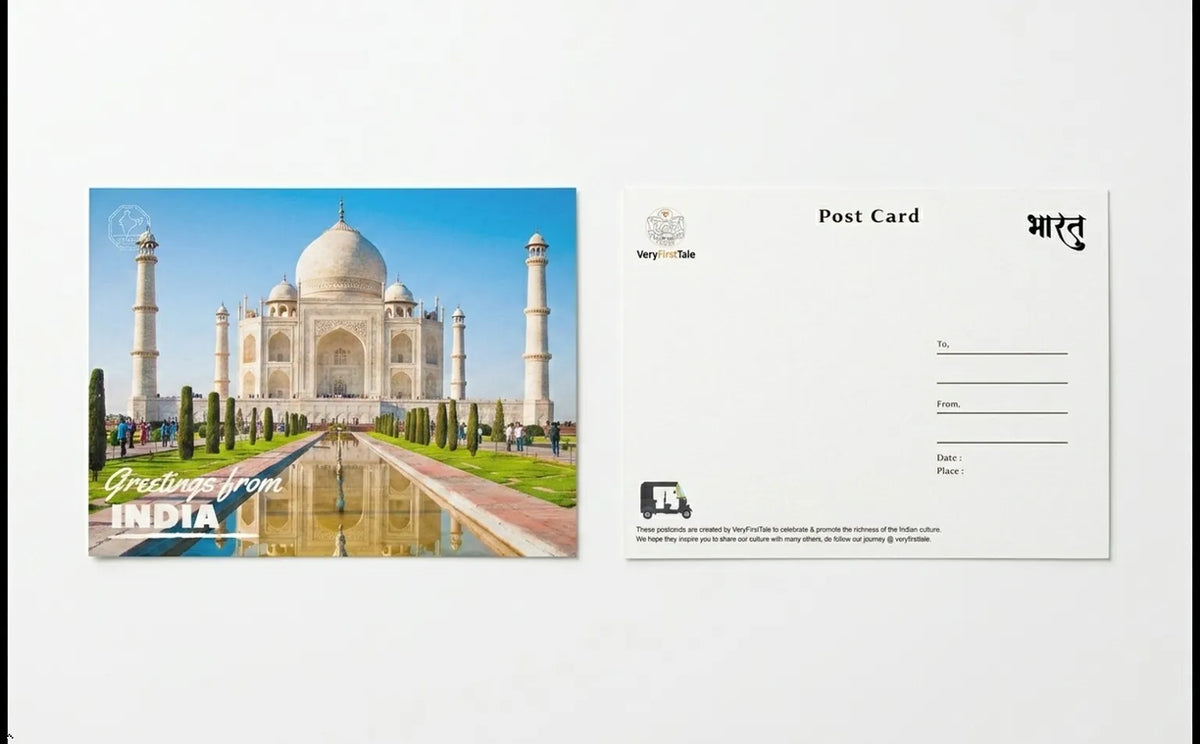 Taj Mahal India Postcards (Free Envelopes)