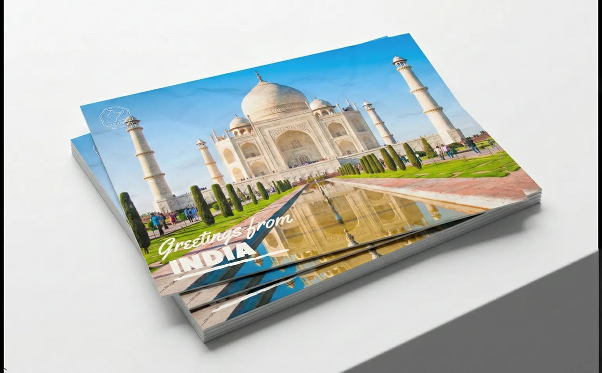 Taj Mahal India Postcards (Free Envelopes)