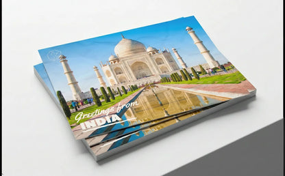 Taj Mahal India Postcards (Free Envelopes)